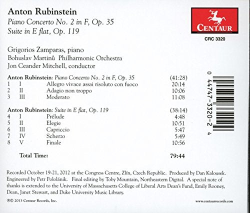 Rubinstein: Anton Rubinstein - Piano Concerto No. 2 Suite in
