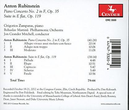 Rubinstein: Anton Rubinstein - Piano Concerto No. 2 Suite in
