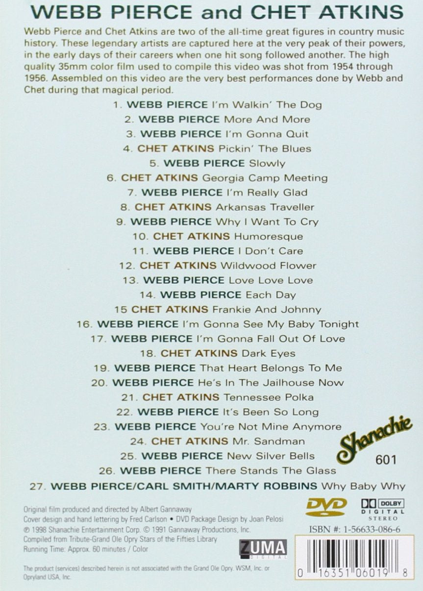 Webb Pierce and Chet Atkins - Country Music Classics