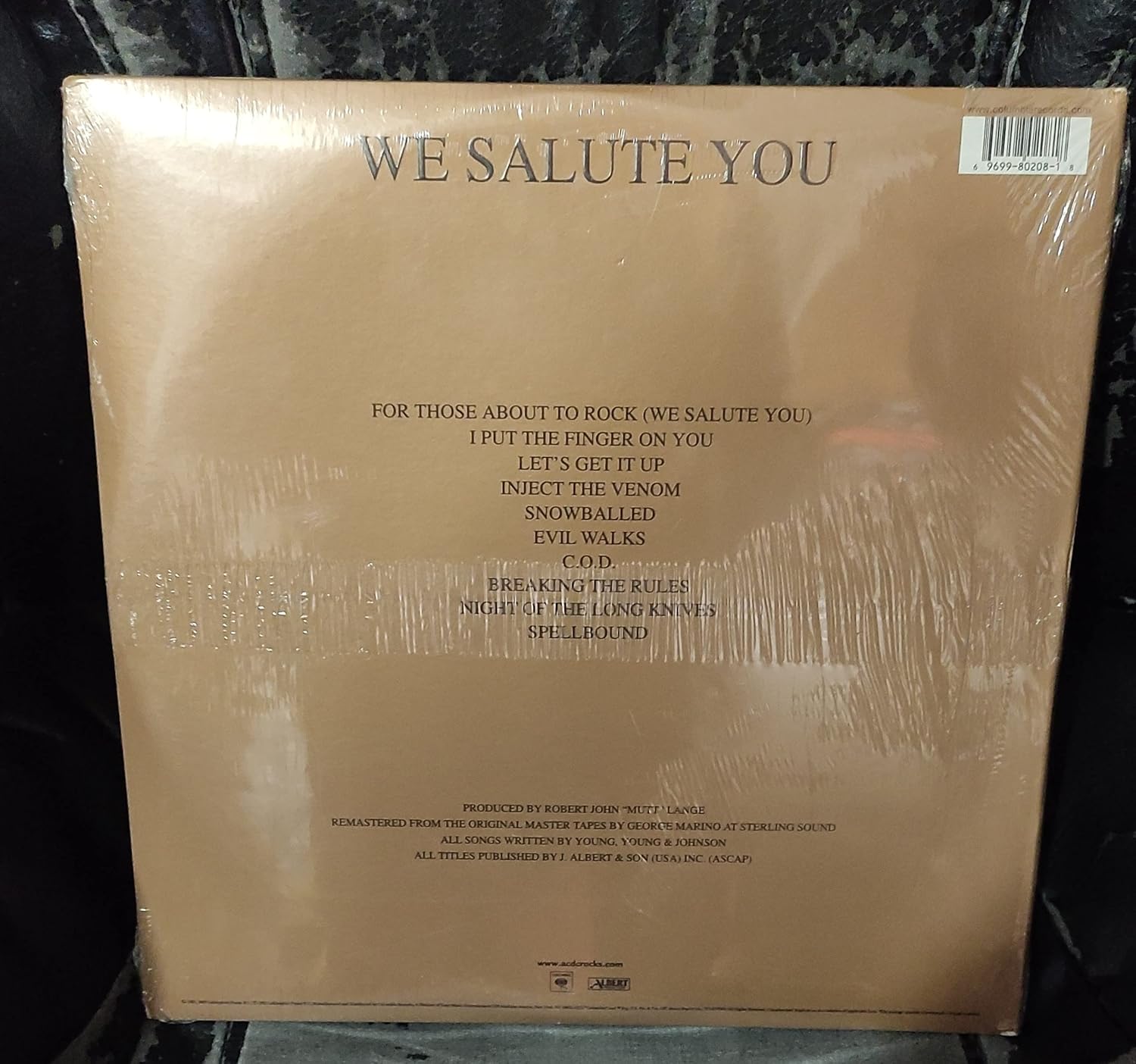 For Those About the Rock We Salute You (UK 1st pressing vinyl LP)