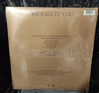 For Those About the Rock We Salute You (UK 1st pressing vinyl LP)
