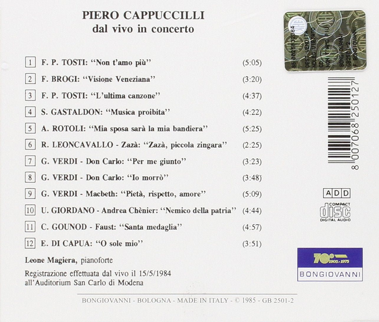 In Concerti