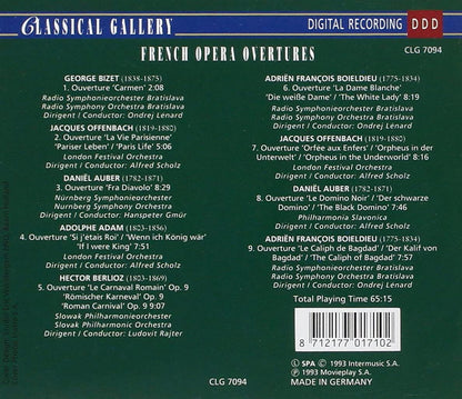 French Opera Overtures