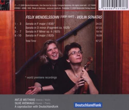Antje Weithaas & Silke Avenhaus - Violin Sonatas