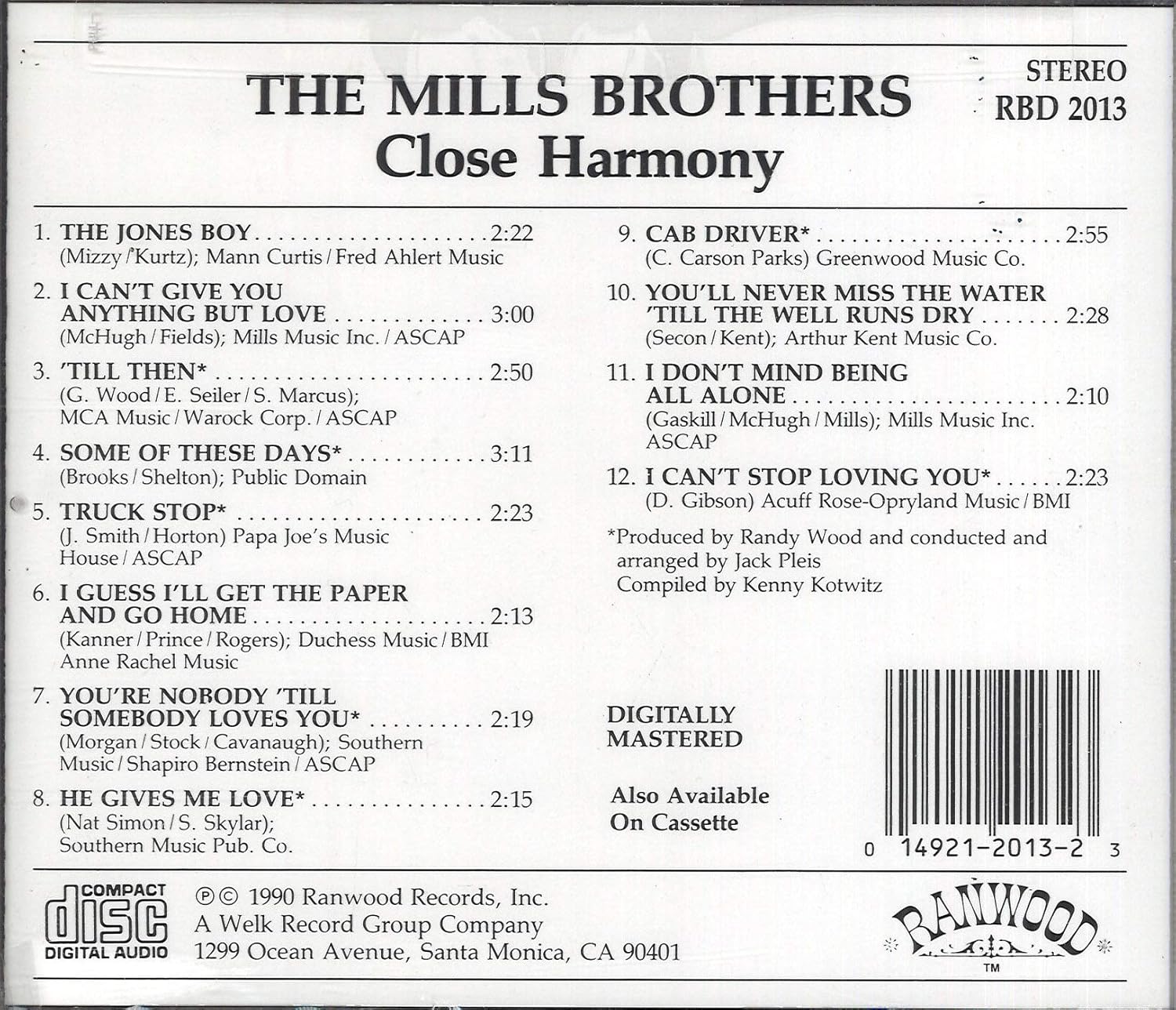 Close Harmony