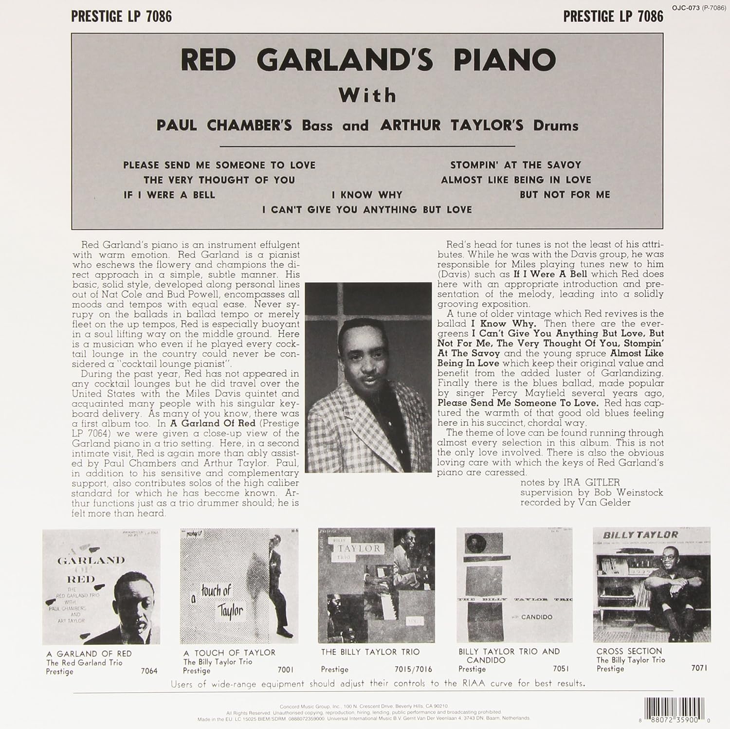 Red Garland's Piano