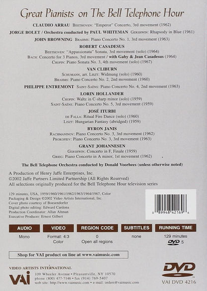 Great Pianists of the Bell Telephone Hour