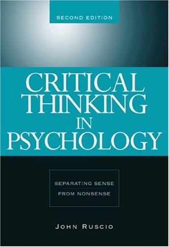 Critical Thinking In Psychology