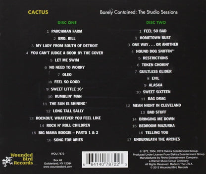 Barely Contained: Studio Sessions (2cd