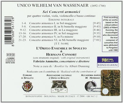 Sei Concerti Armonici