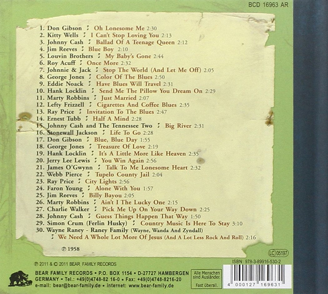 Country And Western Hit 1958