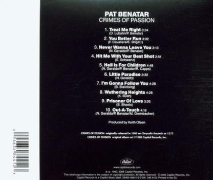 Pat Benatar - Crimes Of Passion
