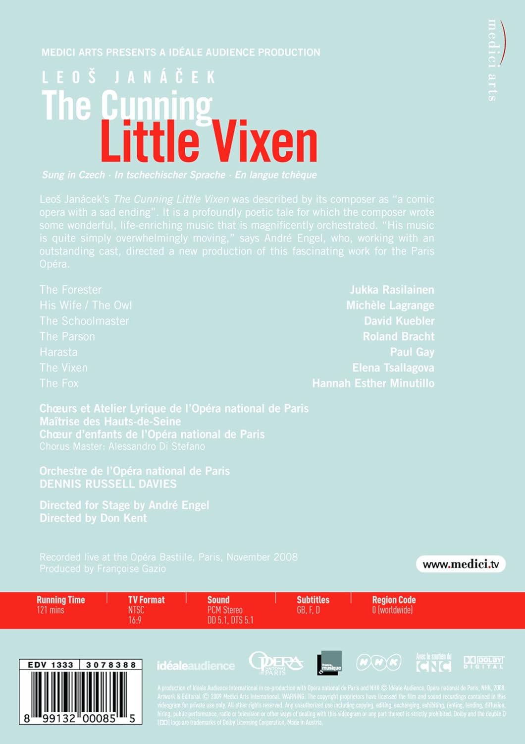 The Cunning Little Vixen: Opera National De Paris (Davies)