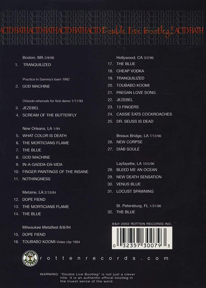 Acid Bath: Double Live Bootleg