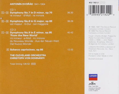 Dvorák: Symphonies Nos 7, 8 and 9