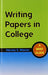 Writing Papers In College