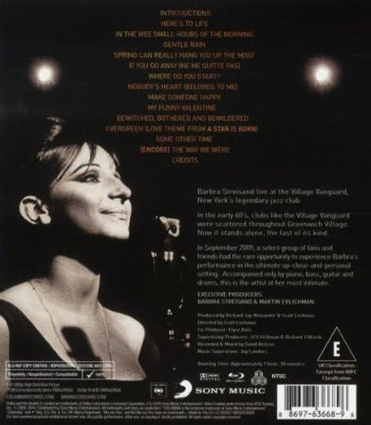 One Night Only: Barbra Streisand and Quartet at the Village Vanguard -