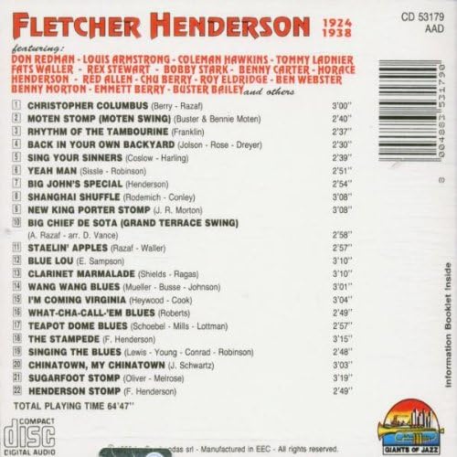 Fletcher Henderson 1924 - 1938