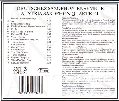 Music for Saxophone Quartets