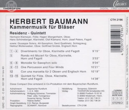 Chamber Music for Winds