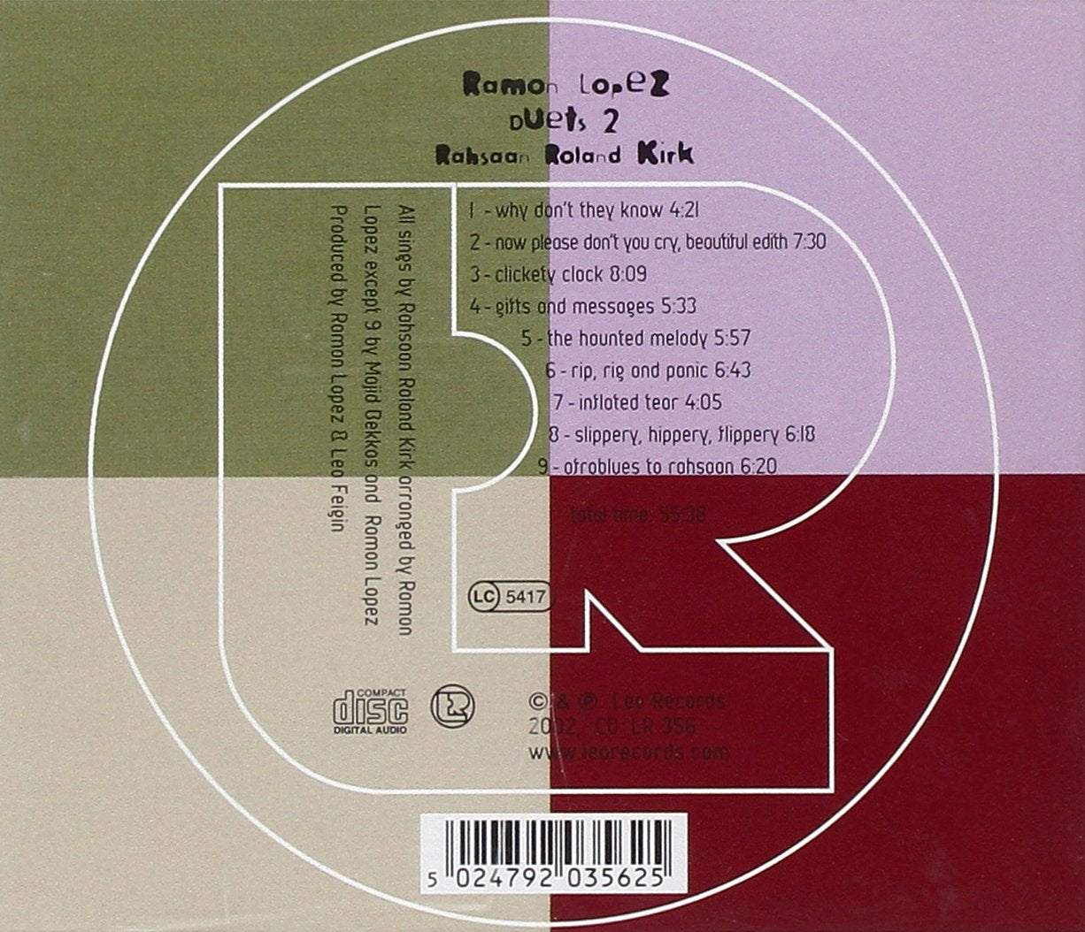Duets 2 Rahsaan Roland Kirk