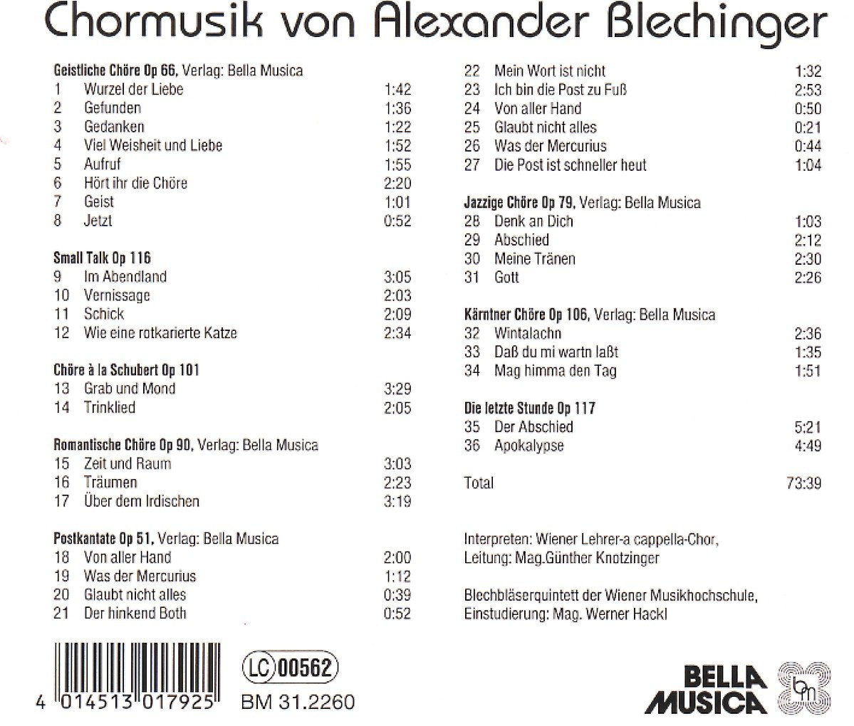 Chor Musik Horn