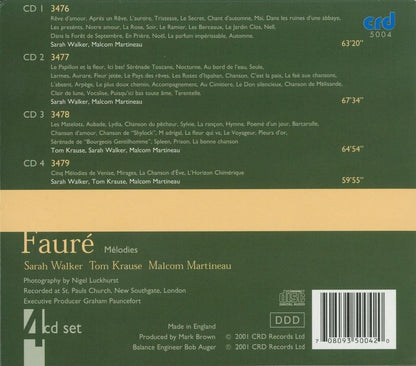 Fauré: Mélodies