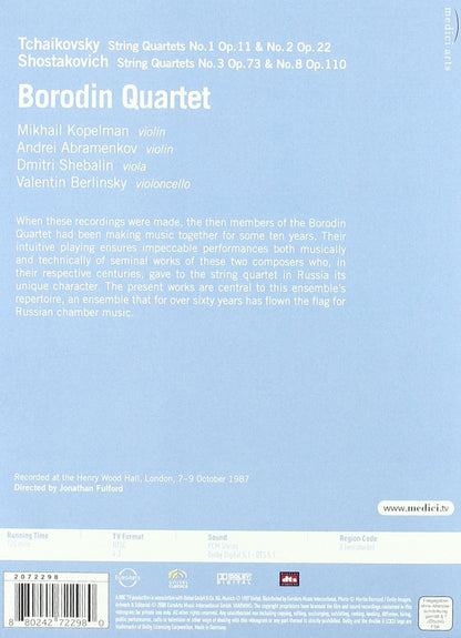 Borodin Quartet: Tchaikovsky String Quartets Nos. 1 & 2; Shostakovich String Quartets Nos. 3 & 8