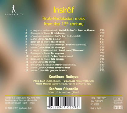 Berenguer - Insiraf - Arab-Andalusian Music from the 13th Century