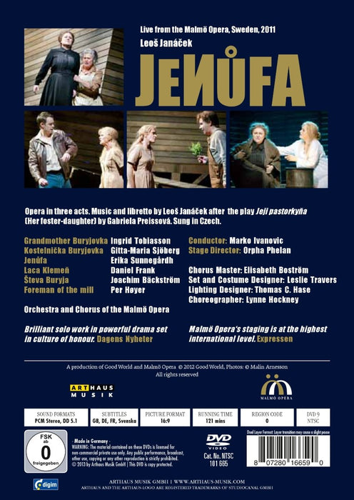 Janacek: Jenufa (Live from Malmö Opera