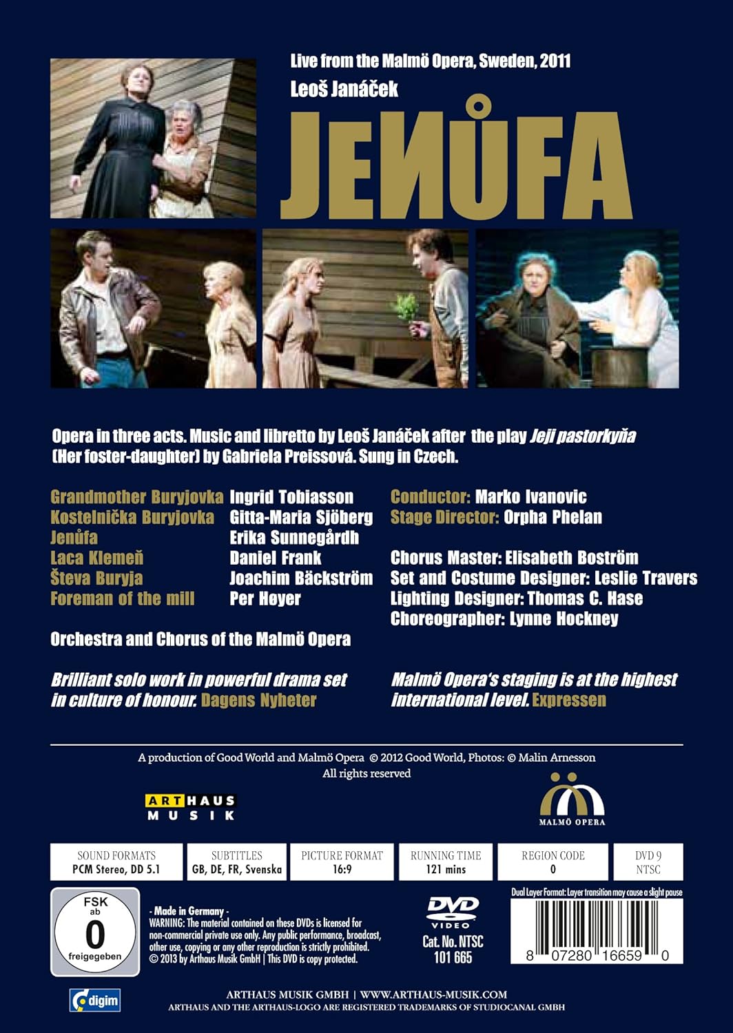 Janacek: Jenufa (Live from Malmö Opera
