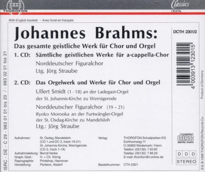 Brahms: Works for Choir & Organ