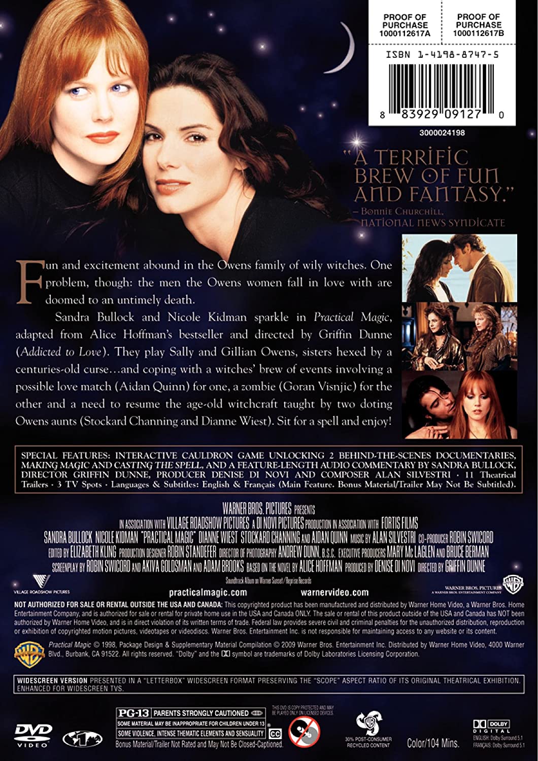 Practical Magic / (Ws Ac3 Dol Ecoa Rpkg)