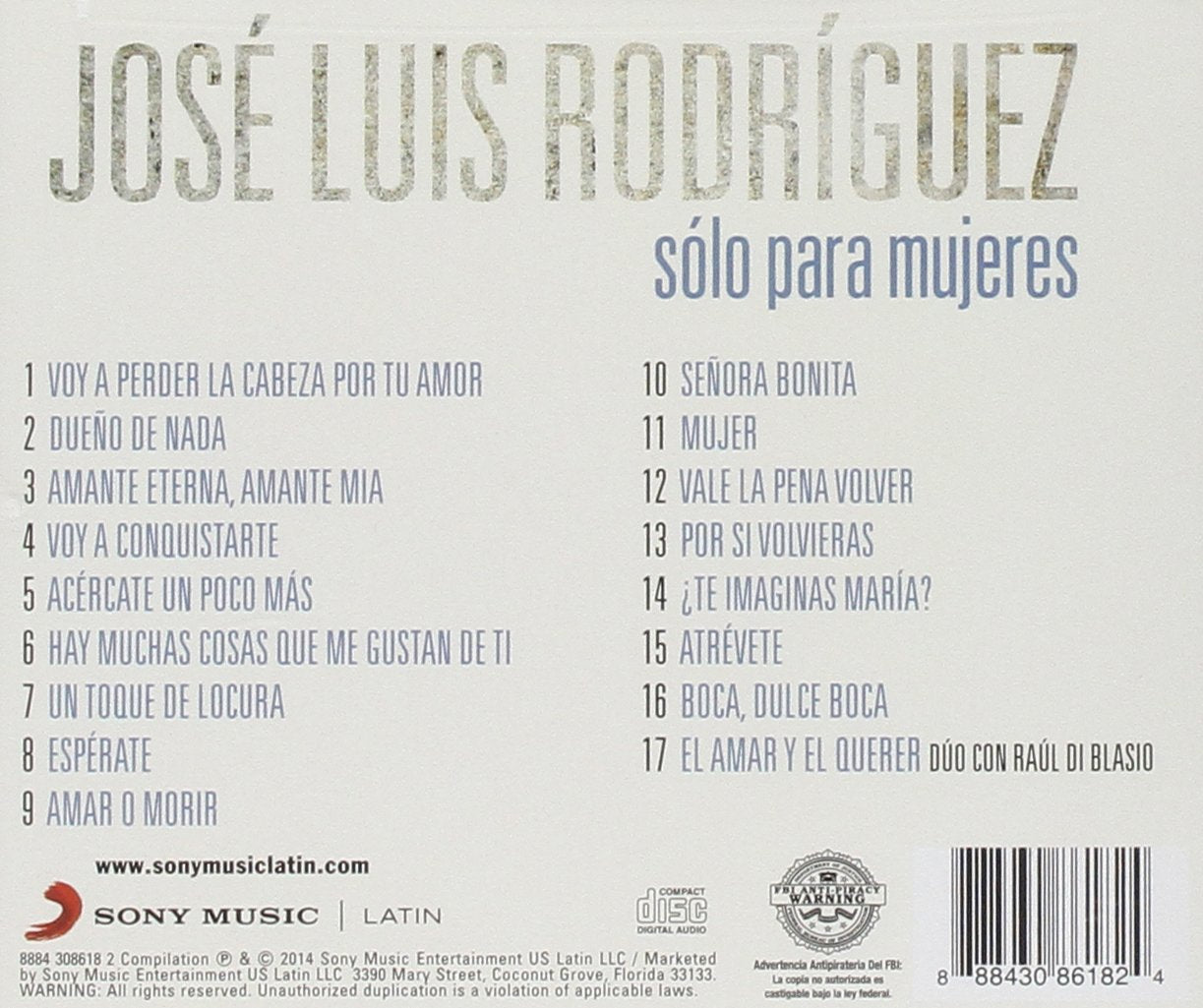 Jose Luis Rodriguez-Solo Para Mujeres