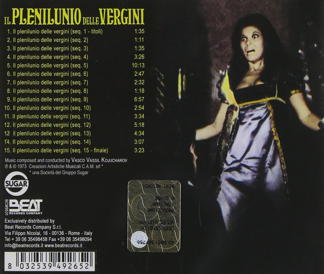 Il Plenilunio Delle Vergini The Devil's Wedding Night Soundtrack