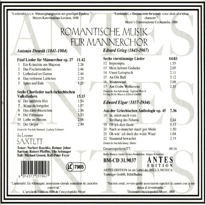 Romantic Musik for Male Choir