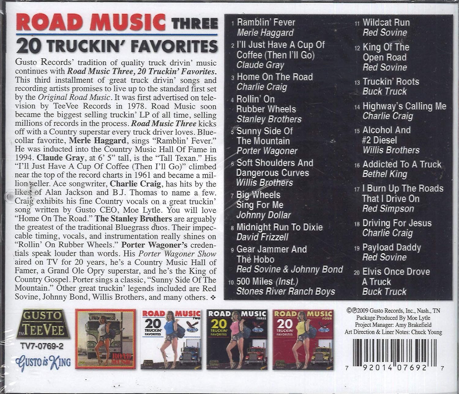Road Music Three: 20 Truckin' Favorites