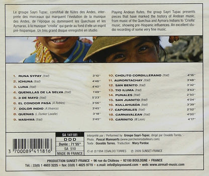 Sayri-Tupac Andes, Les Flutes du Soleil