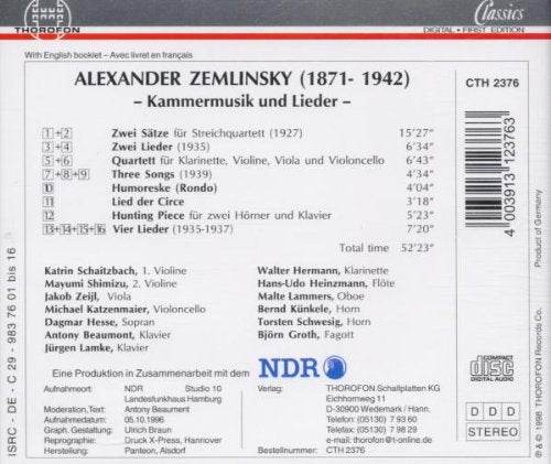 Chamber Music & Lieder