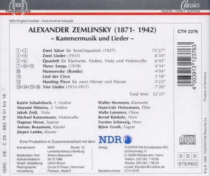 Chamber Music & Lieder