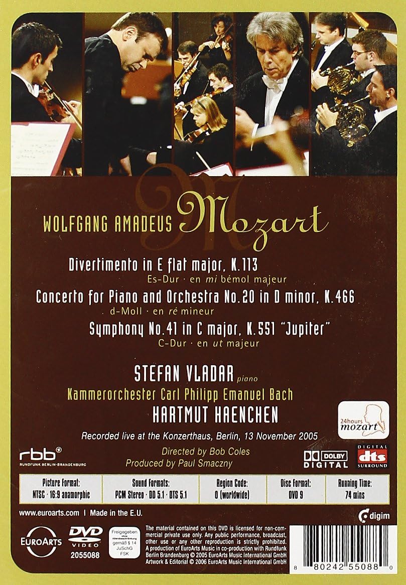 Mozart: Jupiter Symphony (Haenchen)