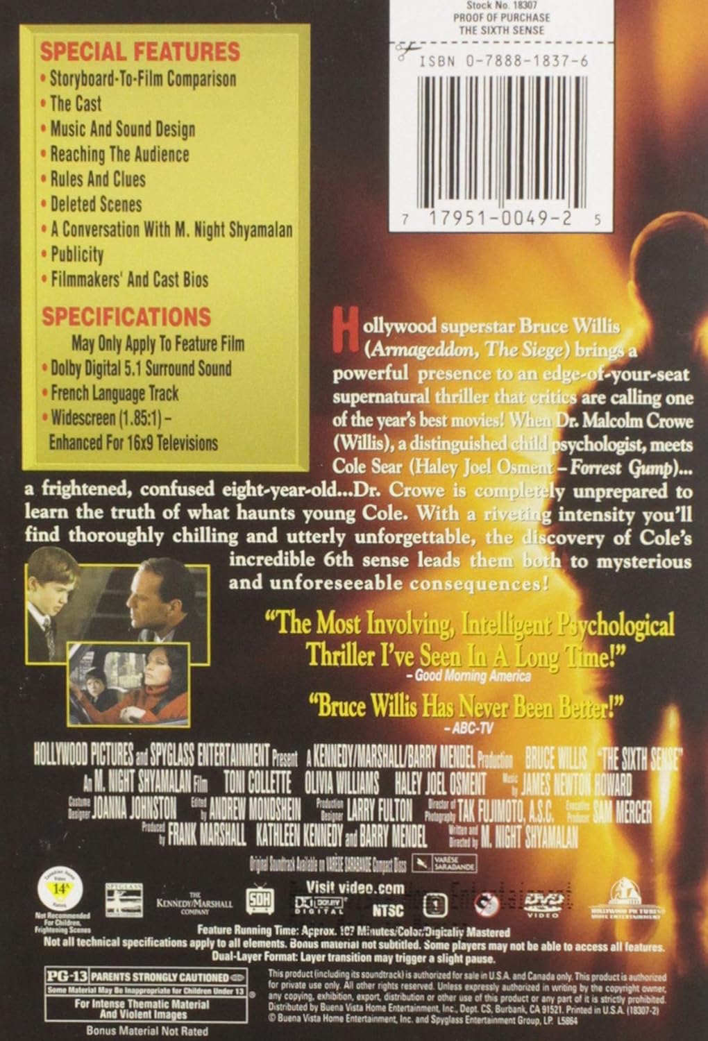 The Sixth Sense (Collector's Edition Series)
