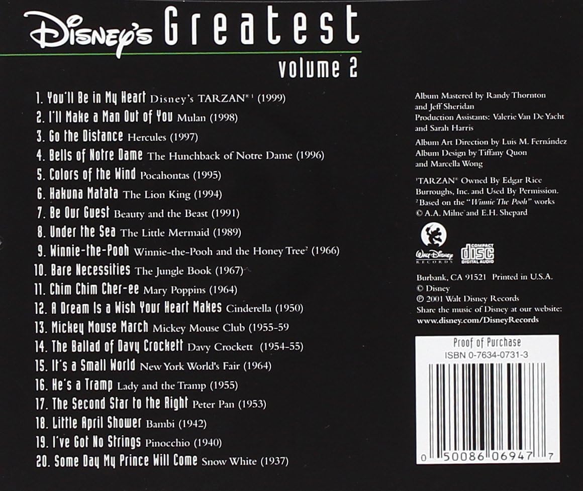 Disney's Greatest 2