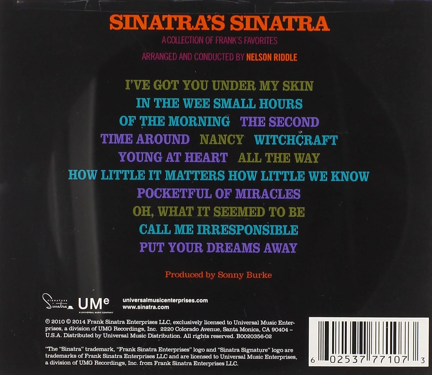 Sinatra's Sinatra