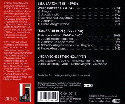 String Quartets (Hungarian String Quartet)
