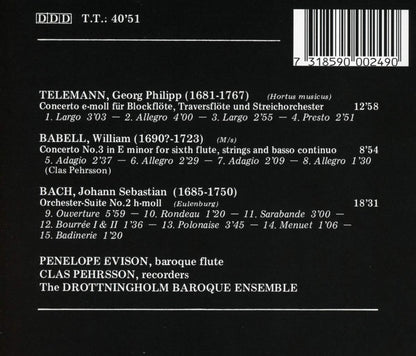 Concerto for Flute and Recorder (Pehrsson, Evison)