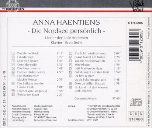 Songs of Lale Anderson