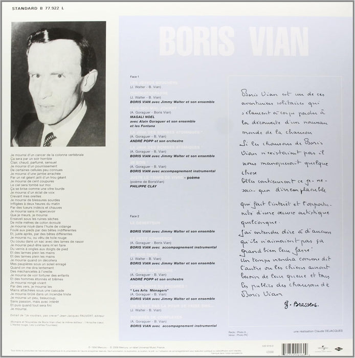Boris Vian - Le Diserteur