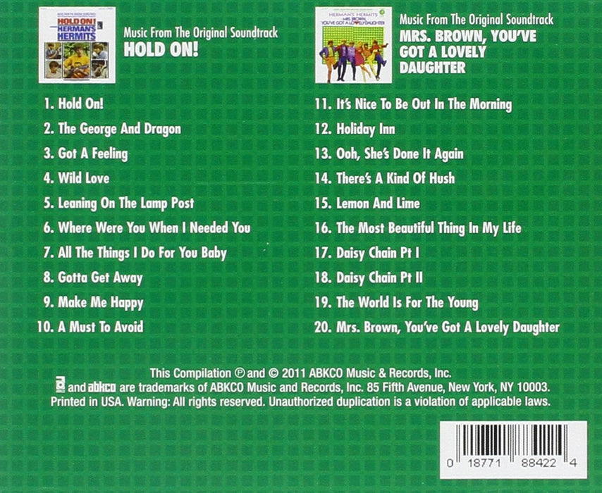 Mrs. Brown, You've Got A Lovely Daughter/Hold On! Original Sdtrk