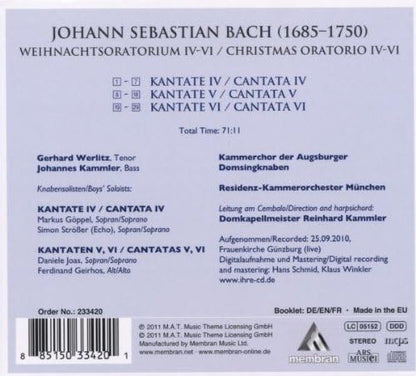Christmas Oratorio IV-VI